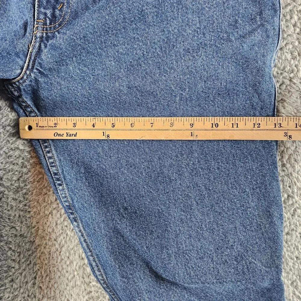 Vintage Levis 545 Jeans Mens 32x31* Blue Denim Loose Tapered Copper Tag 90s USA